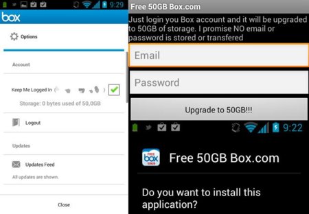 Cómo conseguir gratis 50GB en Box sin necesidad de hacer root