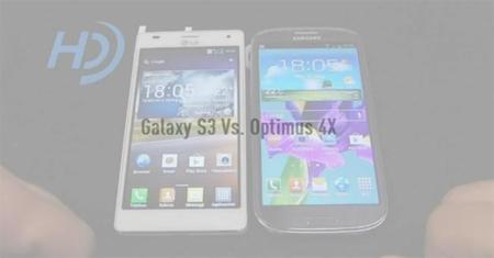 Samsung Galaxy SIII vs LG Optimus 4X HD, en vídeo
