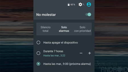 El fallo de la opción "hasta la próxima alarma" del modo "No Molestar" regresa, no ha sido corregido