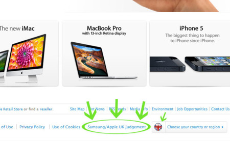 Apple informa en Reino Unido que Samsung no copió el diseño del iPad desde su página web y prensa