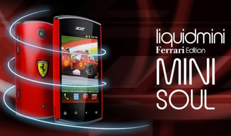 Acer presenta el Liquid Mini Edición Ferrari