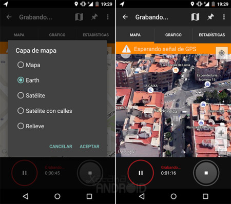 Google My Tracks para Android añade la capa Earth para disfrutar de sus mapas y edificios en 3D