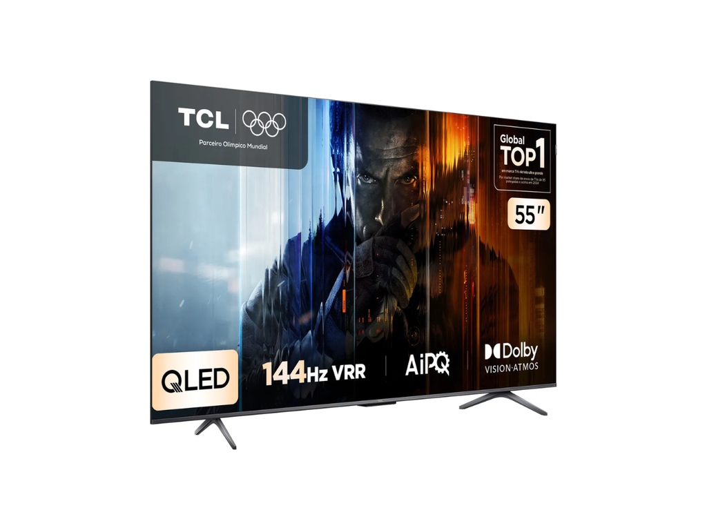 Smart TV TCL 55" QLED 4K com Dolby Vision entra em promoção na Semana do Consumidor do Mercado Livre