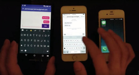 PieMessage lleva iMessages a Android, más o menos