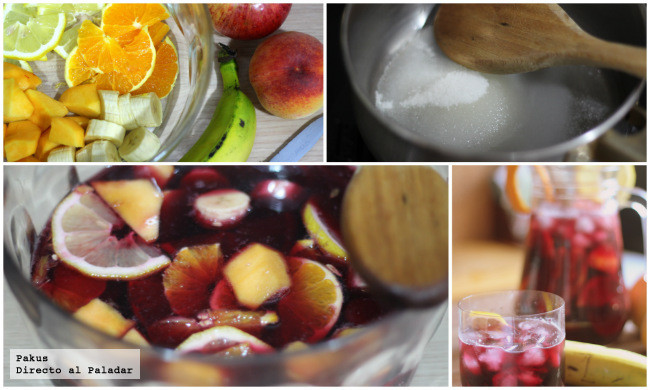 sangria paso a paso