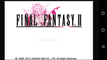 Square Enix te regala Final Fantasy II para Android
