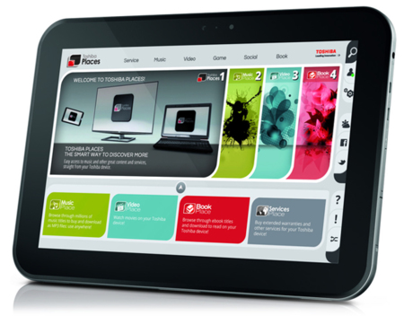 Toshiba muestra el AT300, nueva tablet con Ice Cream Sandwich y Tegra 3