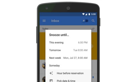 Google implementa en Inbox recordatorios especiales para los correos de tus reservas
