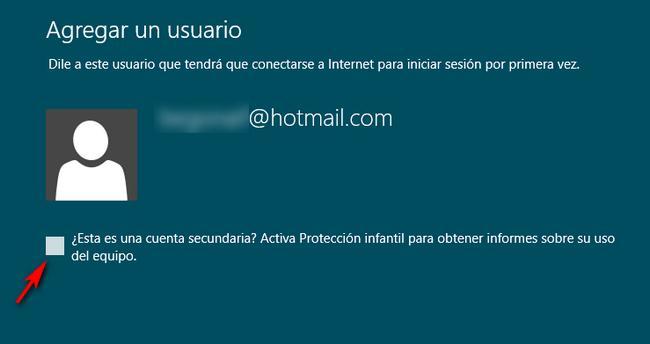 Activar protección infantil en Windows 8