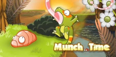 Munch Time, un juego protagonizado por un simpático camaleón con mucha hambre