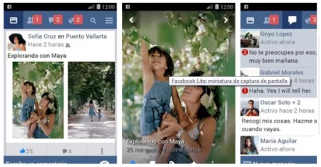 Facebook Lite para Android gana funciones multimedia para ser más útil