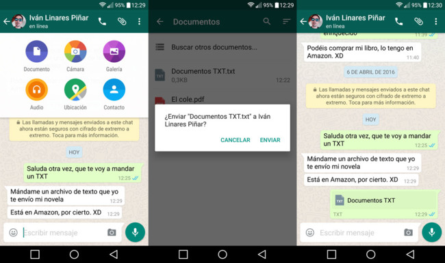 Documentos de Whatsapp