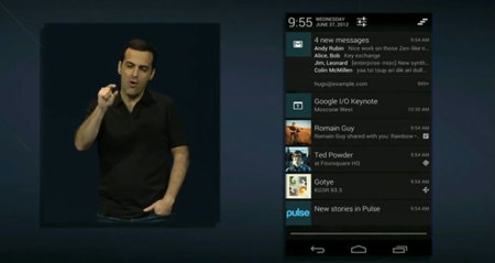 Así son las nuevas notificaciones en Jelly Bean