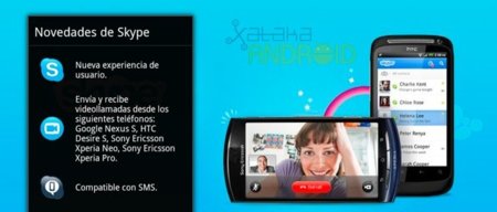 Skype se actualiza y ya permite videollamadas