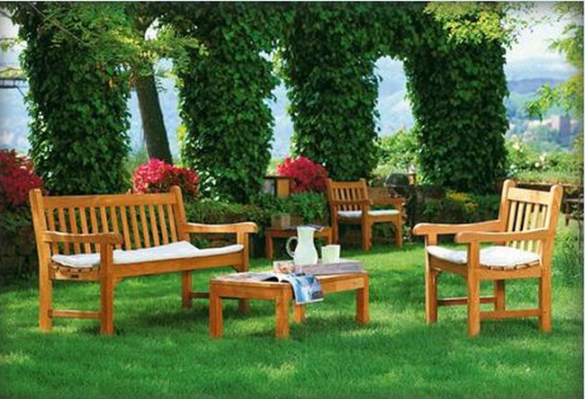 Sillones de madera para exterior: muebles de fundicion aluminio el ...