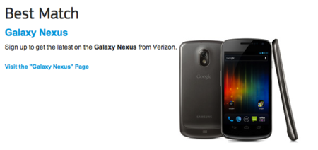 Galaxy Nexus se muestra en la web de Samsung y en vídeo