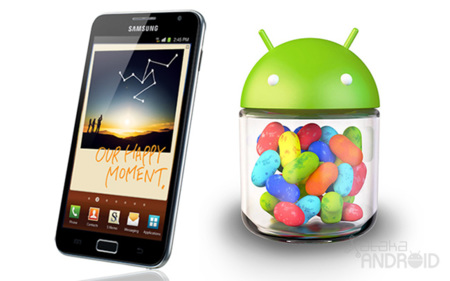 Android 4.1.2 llega finalmente al Galaxy Note original, de momento en Alemania y Asia