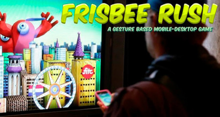 Frisbee Rush, un juego que conecta nuestro móvil con el ordenador