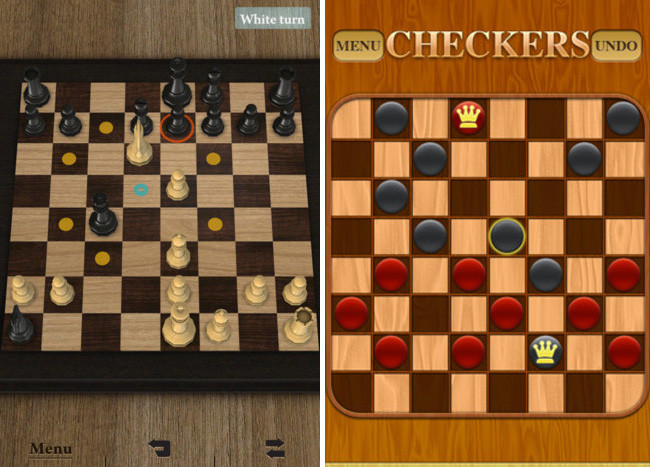 Juegos de mesa para iOS - ajedrez y damas