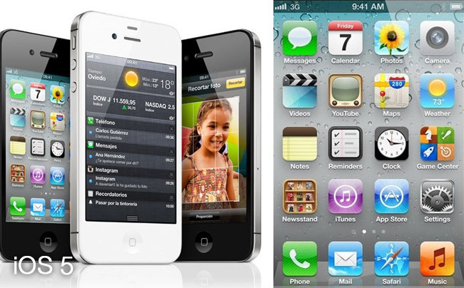 iPhone 4S con iOS 5