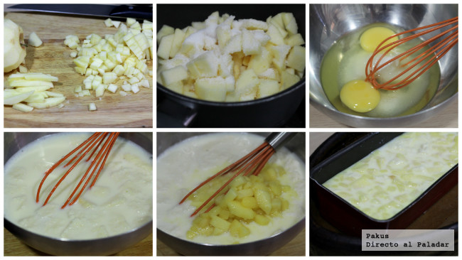 Flan De Compota Manzana