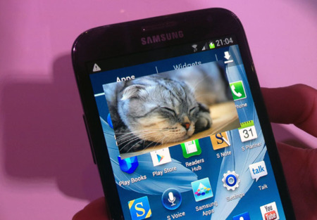 La pantalla del Galaxy Note II no es pentile