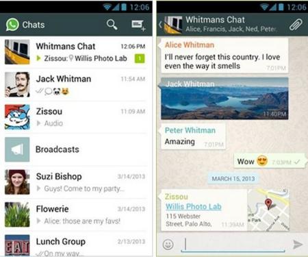 WhatsApp ya tiene interfaz Holo en su versión final