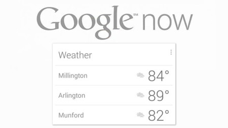 Google Now ahora muestra el tiempo de varias localidades en una misma tarjeta