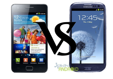 Galaxy SII vs Galaxy SIII, compara la evolución del buque insignia de Samsung