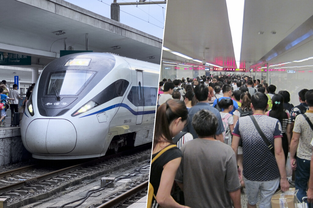 16 mil passageiros por hora, 9,5 bilhões de viagens: China está mostrando ao mundo para que serve o trem de alta velocidade