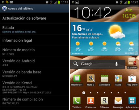 Ice Cream Sandwich llega por fin al Galaxy Note de forma oficial