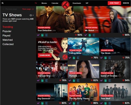Android seriéfilos: estas son las cinco mejores aplicaciones para seguir vuestras series