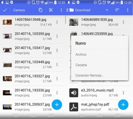 Cabinet, un explorador de archivos con sabor a Android L
