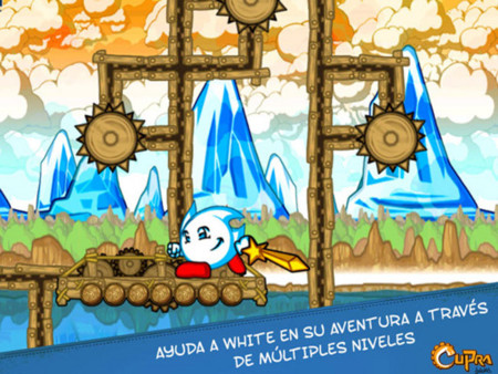 White & The Golden Sword, un juego de plataformas español muy colorido
