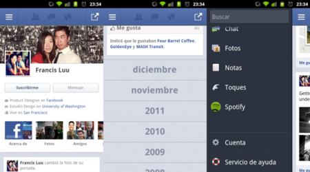 El Timeline de Facebook también llega a Android