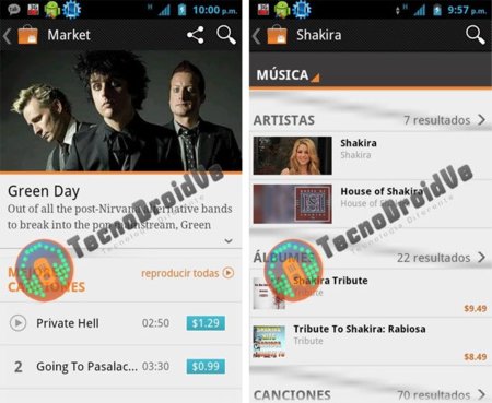 Google Music Store, primeras imágenes