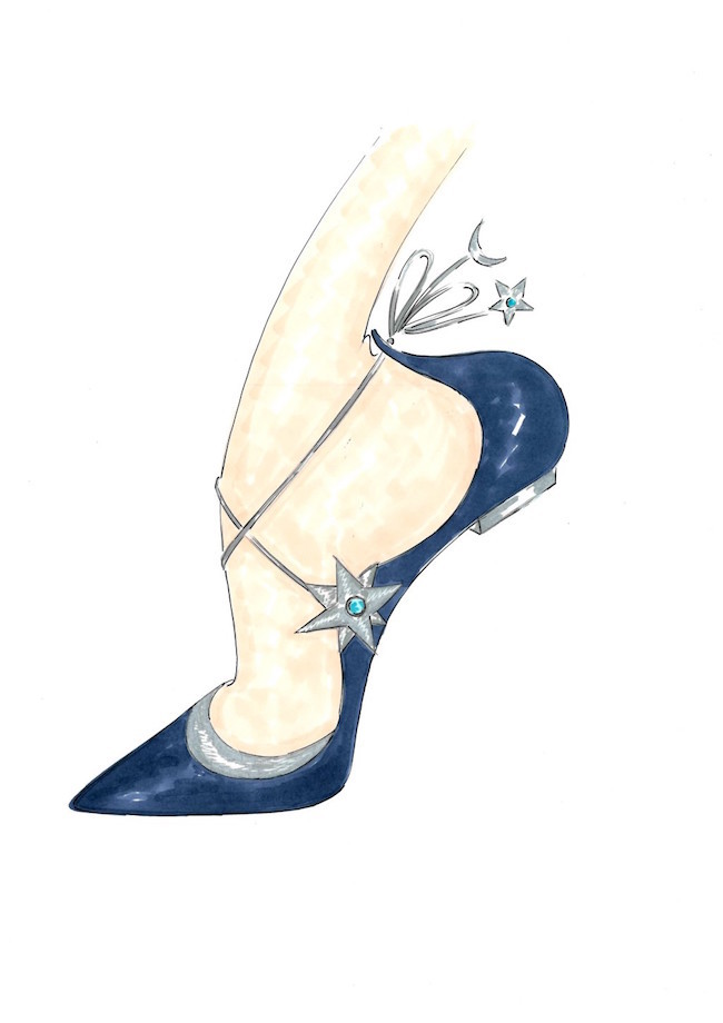 Poppy Delevingne X Aquazzura Collaboration Sketch Shoes 4 1024x1449