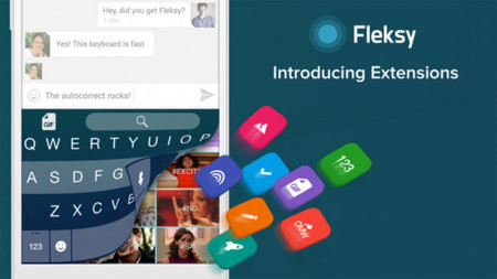 Teclado Fleksy 5.0 para Android, ahora con extensiones y 14 nuevos temas