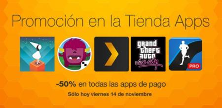 Amazon rebaja hoy a la mitad el precio de todas las aplicaciones de pago