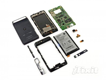 Desmontando el Motorola Razr para descubrir sus entrañas