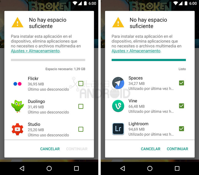 No Hay Espacio Suficiente