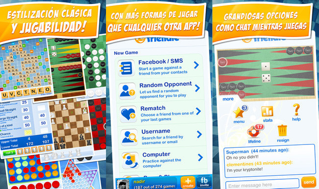Juegos de mesa para iOS - reunidos