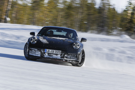 Porsche 911 2019, mulas de pruebas