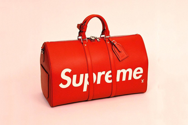 Louis Vuitton Supreme Duffle Bag