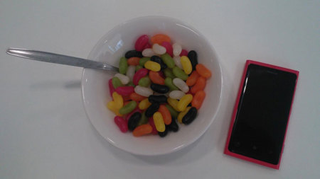 La imagen de la semana: En Nokia desayunan jelly beans