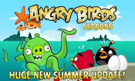 Angry Birds Seasons se actualiza para recibir el verano con nuevos niveles con mucha agua