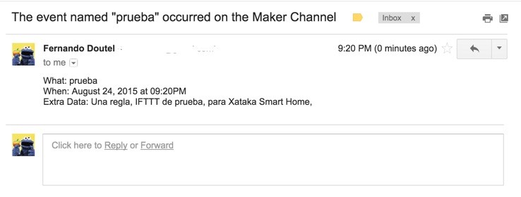 El evento llamado prueba ha tenido lugar en el canal The Maker Channel