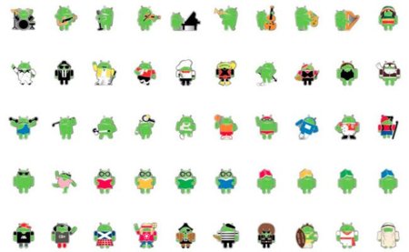 La imagen de la semana: Los pines de Android en el MWC