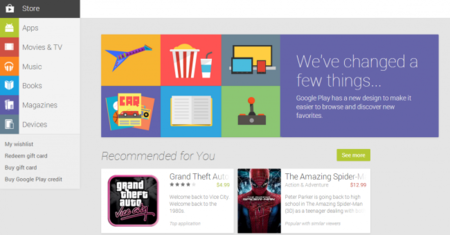 Google renueva completamente la web de la Google Play Store
