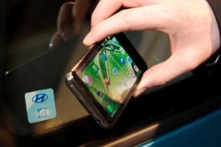 Hyundai muestra un concepto sustituyendo las llaves del coche por el smartphone con NFC